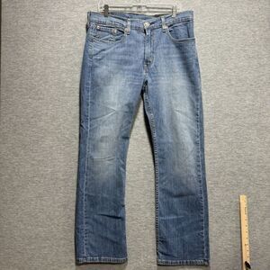 Levis 527 Jeans Mens 34x32 Blue Bootcut Medium Wash Denim Western 90s Y2K Retro
